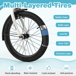18-Inch Kids Bike for 4-8 Years Old Children Bicycle with Training Wheels view 9