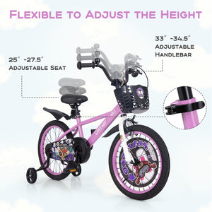 18 Inch Kids Bike for 4-8 Years Old Sport Bicycle with Adjustable Handlebar and Saddle-18 inches view 5
