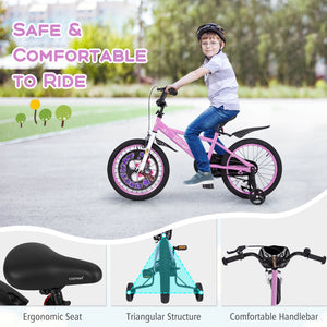 18 Inch Kids Bike for 4-8 Years Old Sport Bicycle with Adjustable Handlebar and Saddle-18 inches view 6