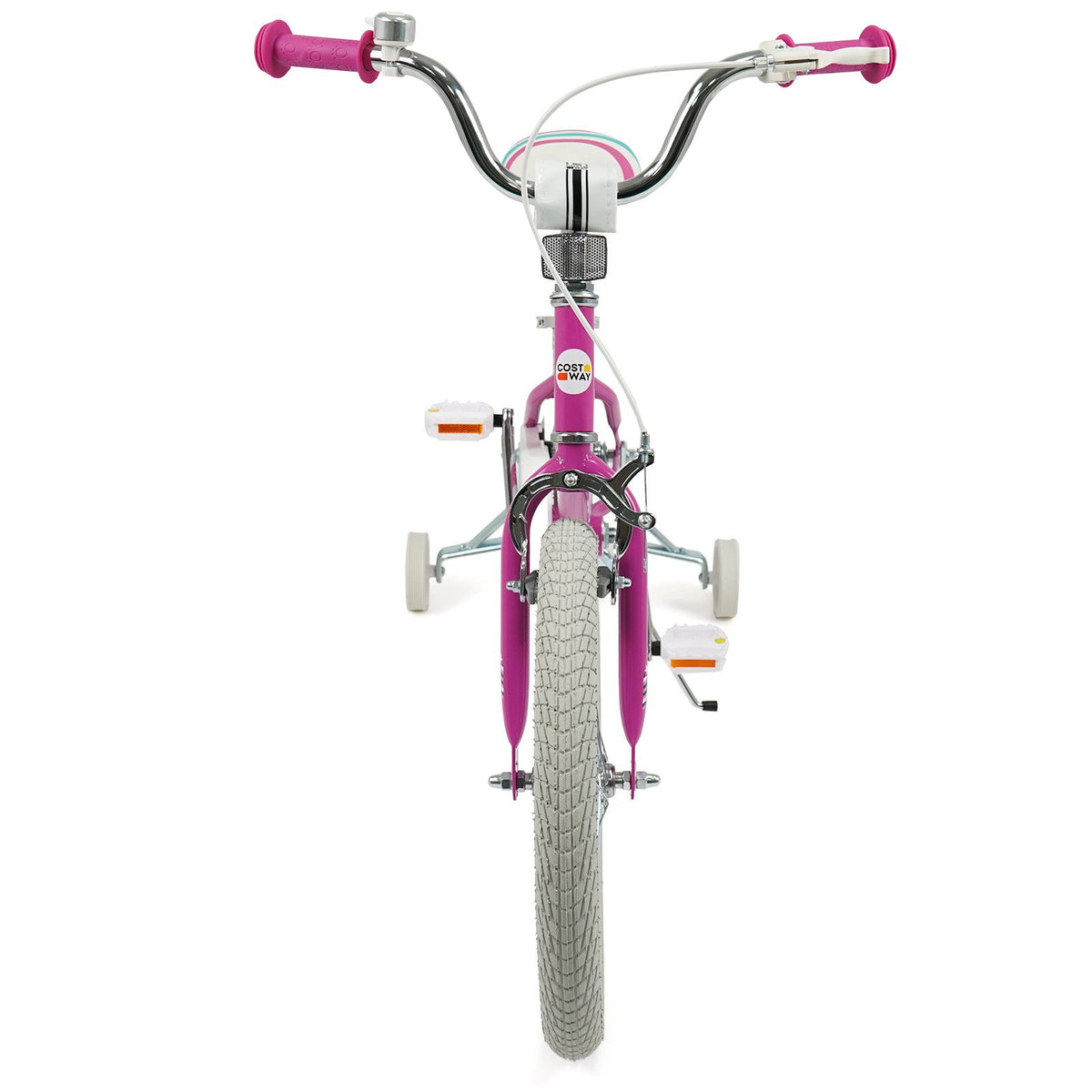 18 Inch Kids Bike for Aged 3-8 Years Old with Adjustable Handlebar Pink- Starlight Wave view 4