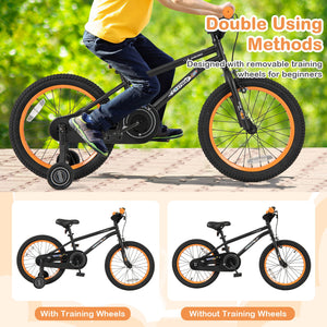 18-Inch Kids Bike Sport Bicycle for 4-8 Years Old with Adjustable Seat-18 inches view 2