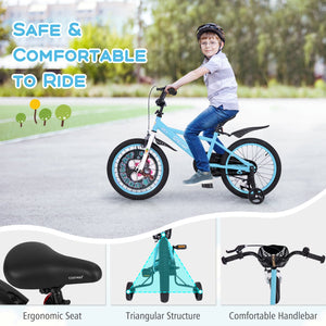 18 Inch Kids Bike with Adjustable Handlebar and Saddle for 4-8 Years Old-18 inches view 6