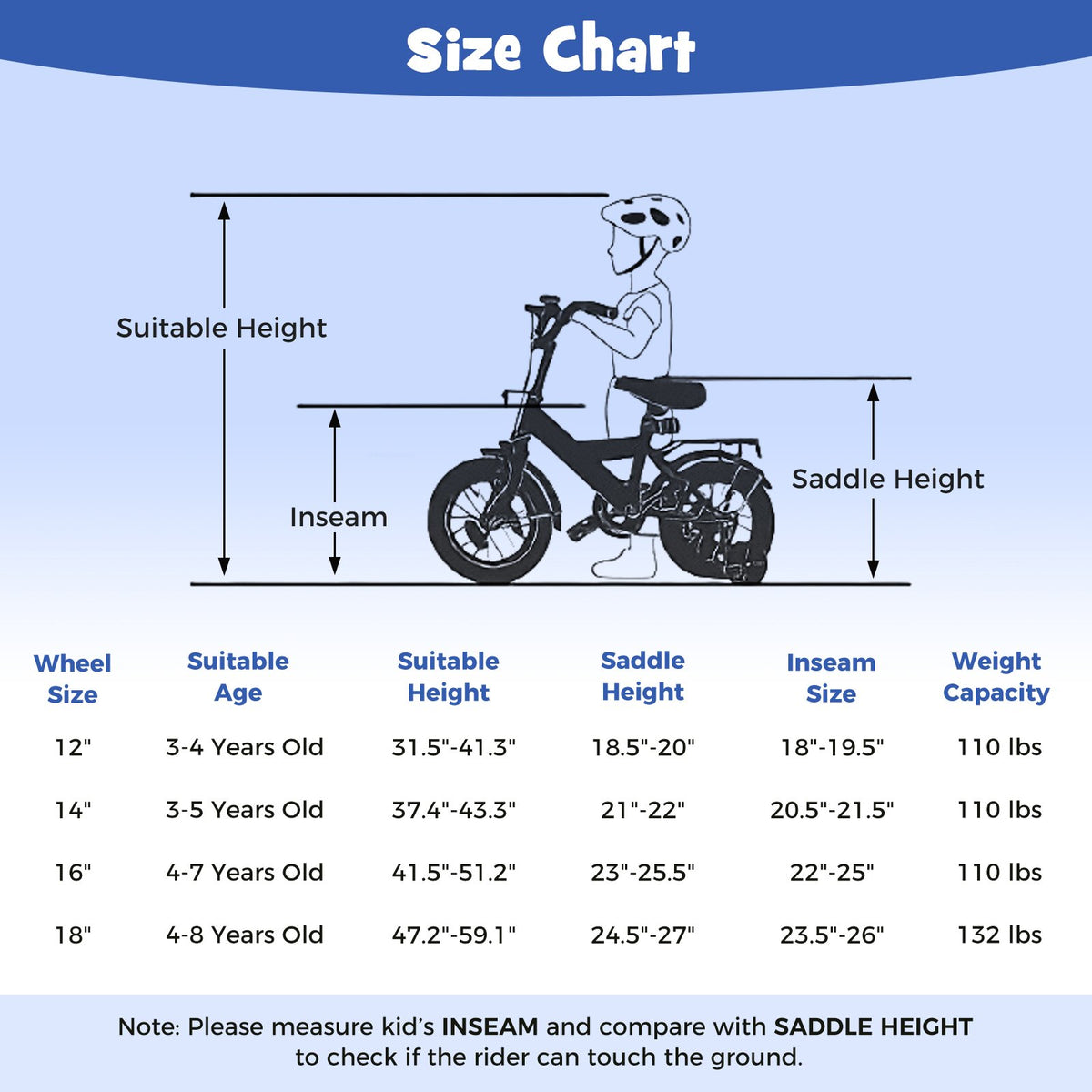 18-Inch Kids Bike with Removable Training Wheels Navy - Brave Hero view 4