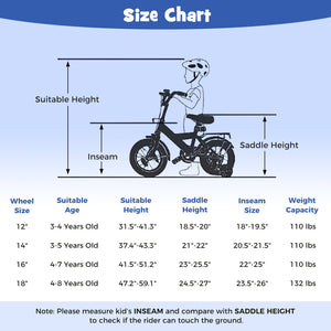 18-Inch Kids Bike with Removable Training Wheels Navy - Brave Hero view 4
