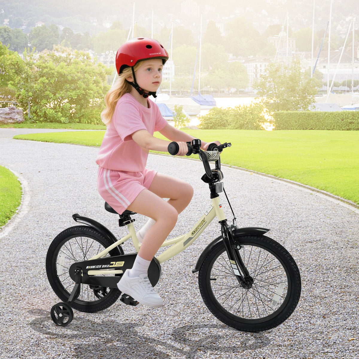 18 Inches Kids Bike Sport Bicycle with Removable Training Wheels view 2
