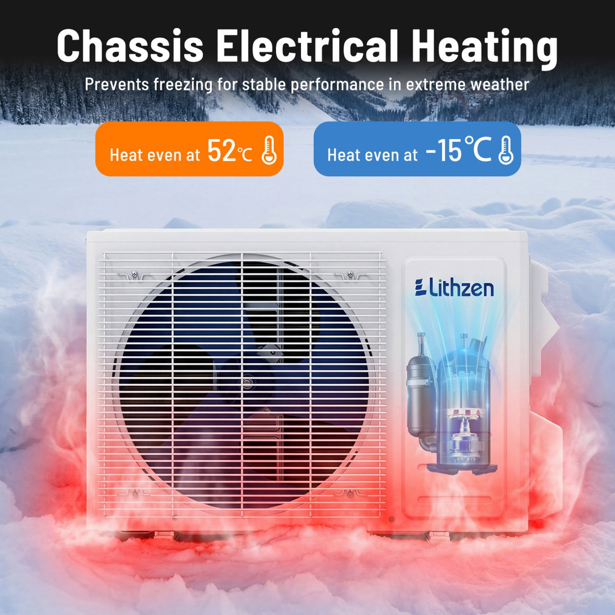 18000 BTU 18.1 SEER2 208/230V Mini Split Air Conditioner Works with Alexa view 8
