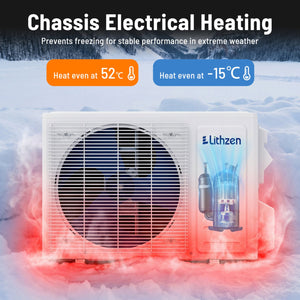 18000 BTU 18.1 SEER2 208/230V Mini Split Air Conditioner Works with Alexa view 8