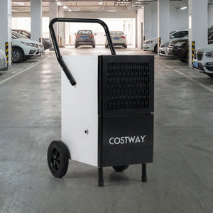 189 Pints Commercial Dehumidifier with Built-in Water Pump-Black view 2