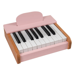 18 Keys Wooden Piano for Kids with Removable Music Stand-Pink view 4