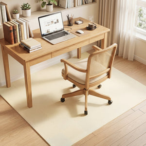 18 Pack Interlocking EVA Foam Floor Tiles with Boarders-Beige view 2