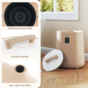 18L Large Towel Warmer with LED Display and Auto Shut off-Coffee view 6