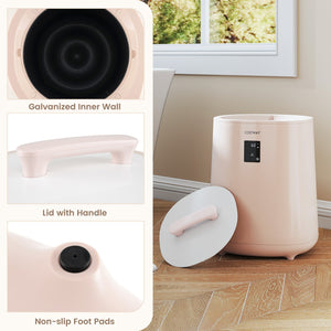 18L Large Towel Warmer with LED Display and Auto Shut off-Pink view 6