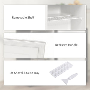 1.1 Cu. Ft. Mini Freezer, Compact Upright Freezer with Reversible Door, Removable Shelf – view 55