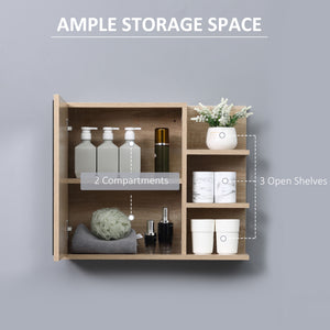 Medicine Cabinet with Mirror, Wall Mounted Bathroom Mirror Cabinet – view 4