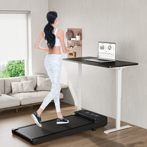 2.5HP Under Desk Treadmill with Remote Control and 3 Countdown Modes-Black view 2