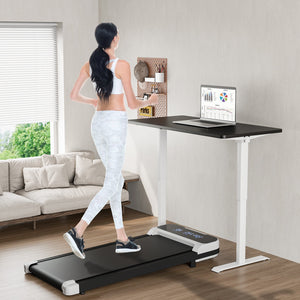 2.5HP Under Desk Treadmill with Remote Control and 3 Countdown Modes-White view 3