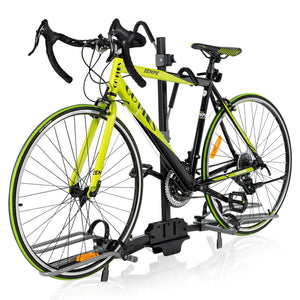2-Bike Hitch Mount Bike Rack for 1-1/4 Inch or 2 Inch Receiver-Black view 7