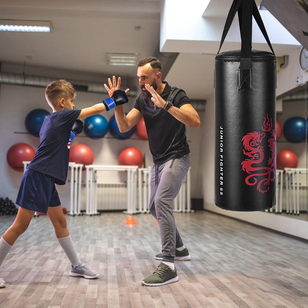 2 Feet Kids Gloves Skipping Rope Boxing Set view 2