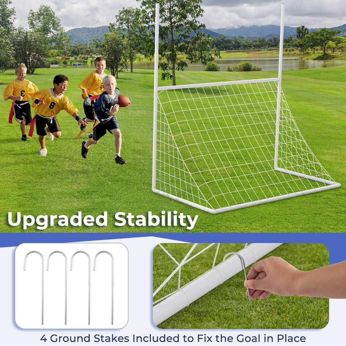 2 in 1 All Weather Football Training Equipment for Park School view 8