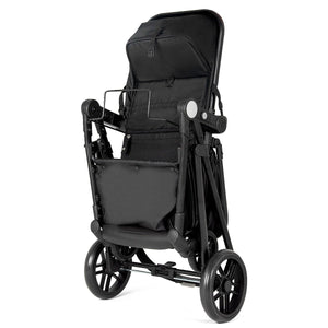 2 in 1 Foldable Pushchair Newborn Infant Baby Stroller-Black view 7