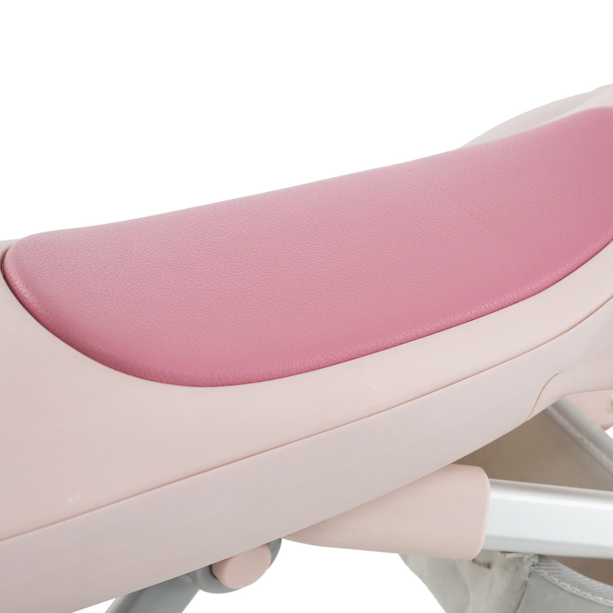 2-in-1 Kids Ride-on Push Car with LED Lighted Wheels-Pink view 9