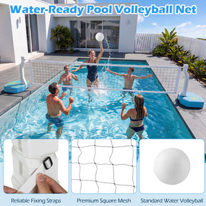 2-in-1 Pool Basketball Hoop and Pool Volleyball Net view 9