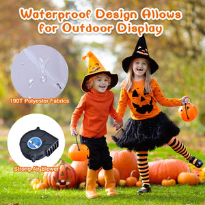 2 Pack 3 Feet Halloween Inflatable Eyeballs with Air Blower view 6