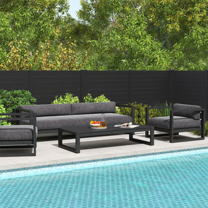 Freestanding 48 x 48 Inch Air Conditioner Fence with Metal Ground Stakes-Black view 6