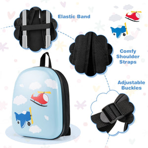 2 PCS Kid Luggage Set With Spinner Wheels for Children Boys Girls-Dark Blue view 8