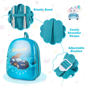2 PCS Kid Luggage Set With Spinner Wheels for Children Boys Girls-Navy view 8