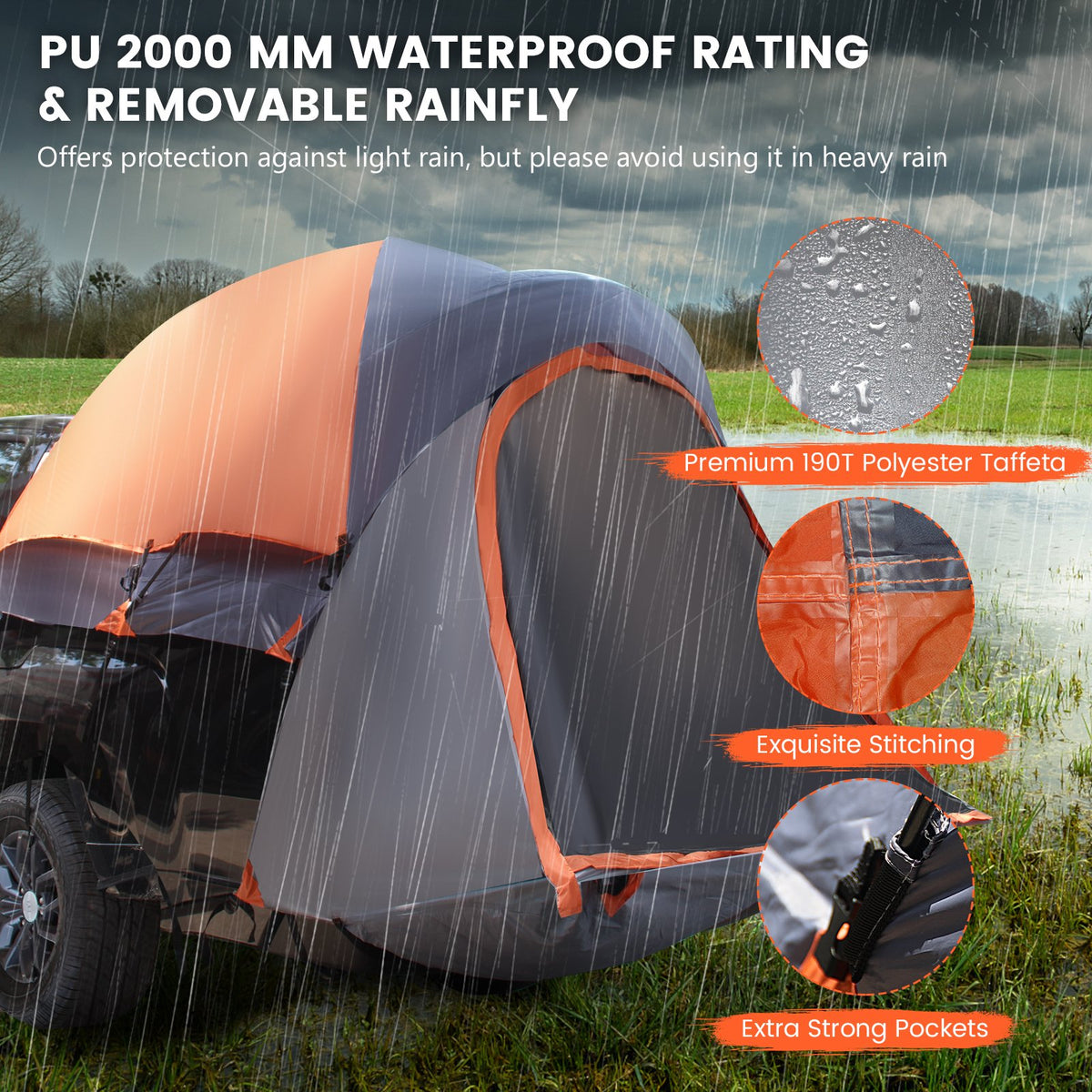 2 Person Portable Pickup Tent with Carry Bag-L view 6