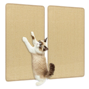 4 Pieces Cat Scratcher Mat Set 32, x 20 Inch Pads for Cats view 4