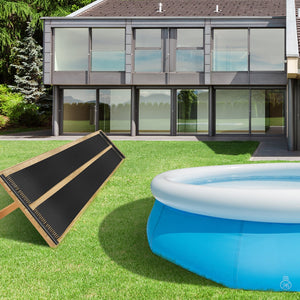 2 Pieces 10/16.4/20 Feet Weatherproof Solar Swimming Pool Heating System-S view 3