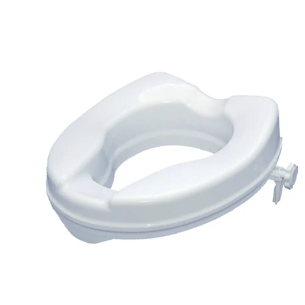 2" Raised Toilet Seat with Dual Thumb-Screw Locks