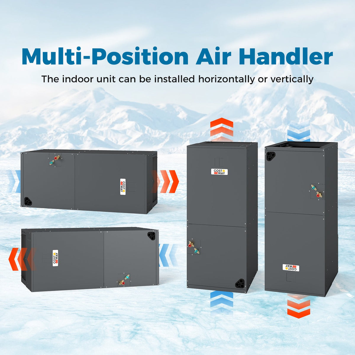 2-3 Ton 18.6-20 SEER2 Ultra-Low Temperature​ Heat Pump System (Operates down to -20°C) view 8