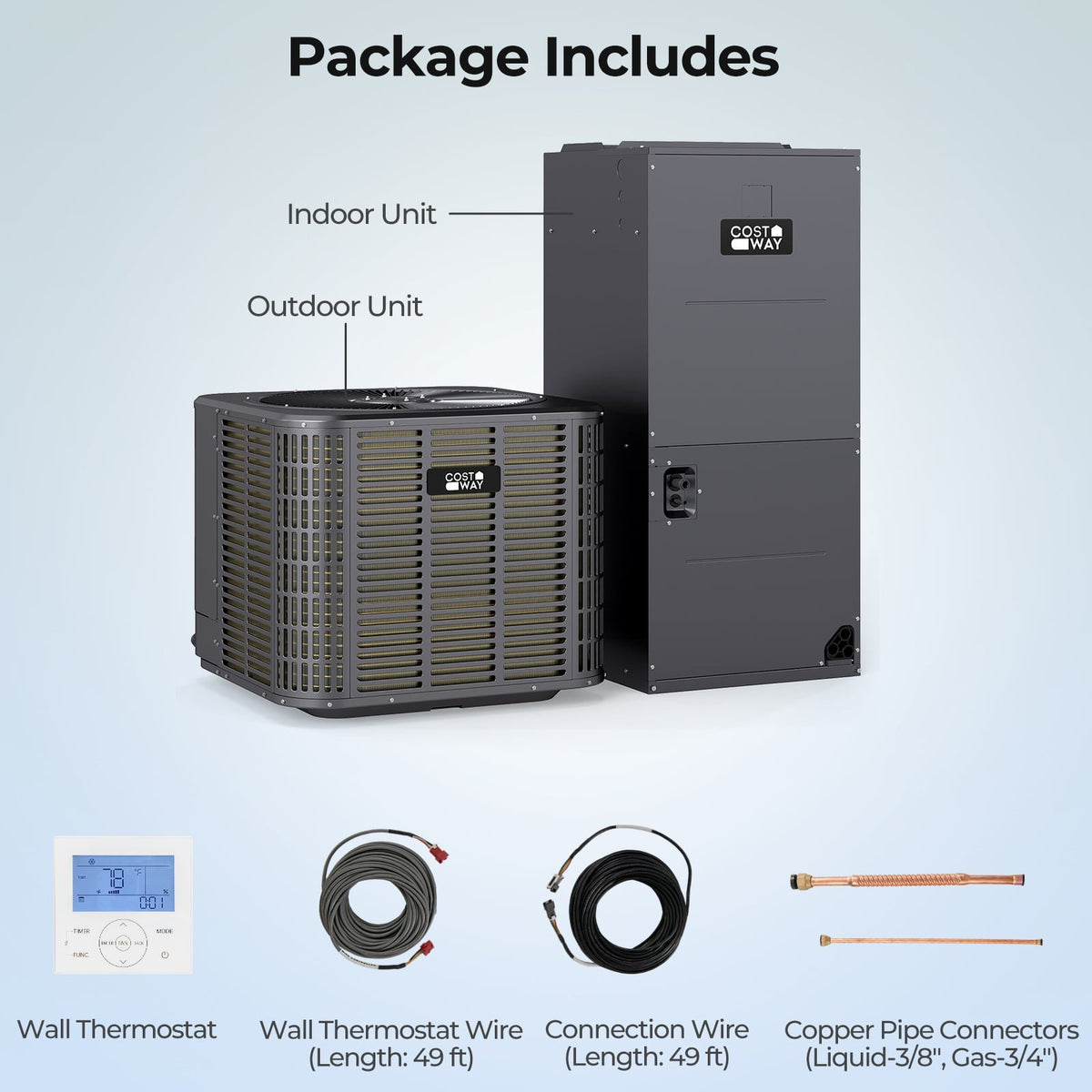 2 Ton 18 SEER2 High-Performance Heat Pump System (Operates down to -15℃) view 9