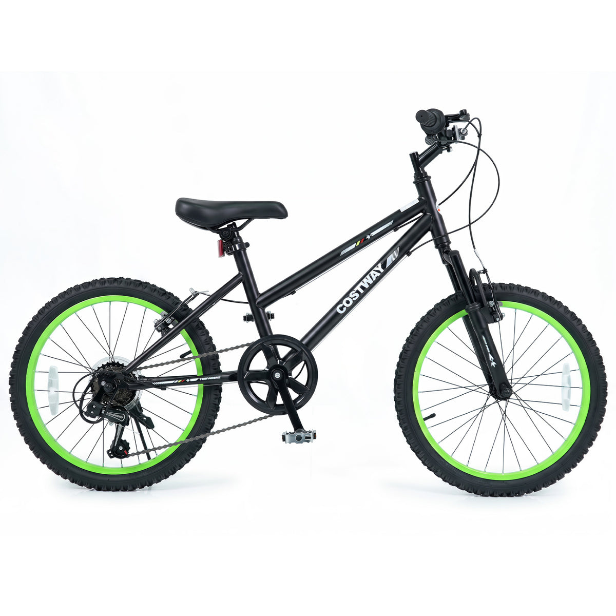 20 Inch Kids Mountain Bike with Adjustable Seat-Black view 4