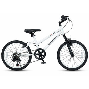 20 Inch Kids Mountain Bike with Adjustable Seat-White view 4