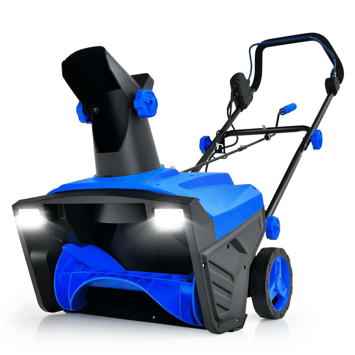 20 Inch 120V 15Amp Electric Snow Thrower, with 180° Rotatable Chute-Blue