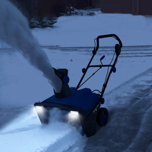 20 Inch 120V 15Amp Electric Snow Thrower, with 180° Rotatable Chute-Blue view 2