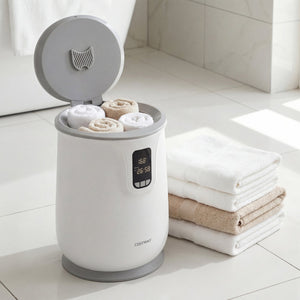 20 L Large Blanket Towel Warmer for Bathroom with 3 Heat Levels-White view 2