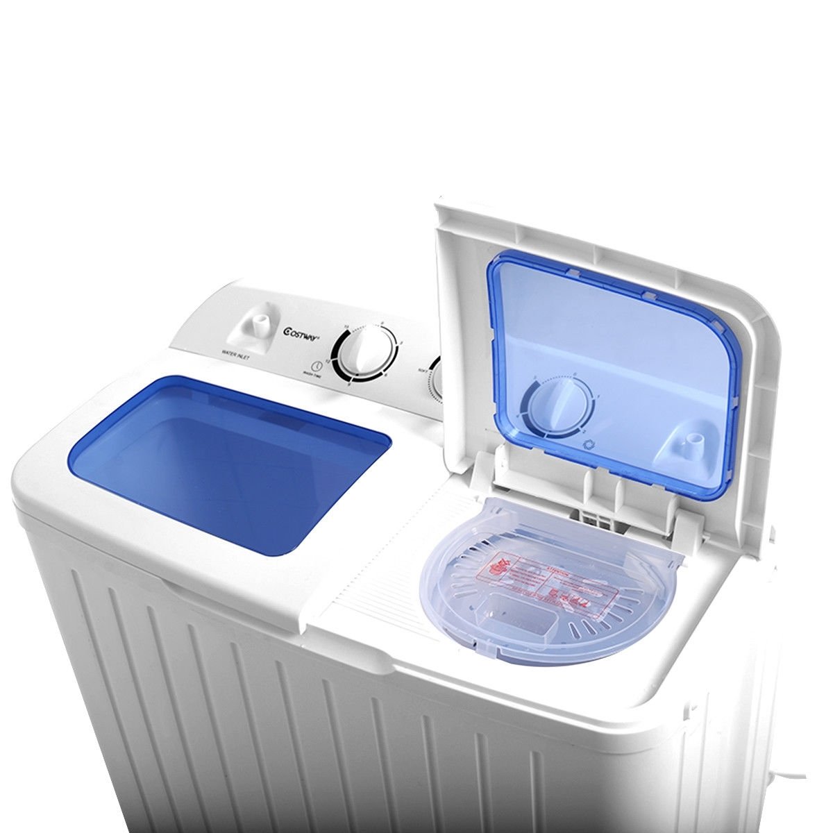 20 lbs Compact Twin Tub Washing Machine for Home Use view 7