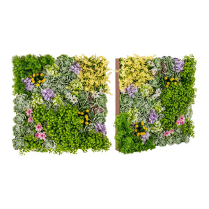 20 inches x 20 inches 3D Hanging Succulents with 10 Types of Mixed Faux Plants for Balcony Home view 4