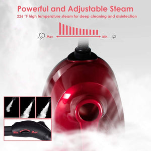 2000W Heavy Duty Multi-purpose Steam Cleaner Mop with Detachable Handheld Unit-Red view 8