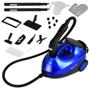 2000W Heavy Duty Multi-purpose Steam Cleaner Mop with Detachable Handheld Unit-Blue view 5