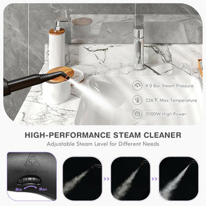 2000W Heavy Duty Multi-purpose Steam Cleaner Mop with Detachable Handheld Unit-Purple view 7