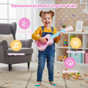 21 Inch Children Mini Ukulele with 4 Nylon Strings and 12 Frets view 9
