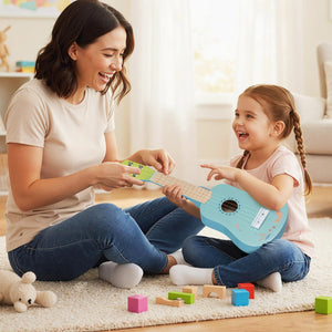 21 Inch Ukulele Guitar for Kids with Basswood Body for 3+ Years Old view 7