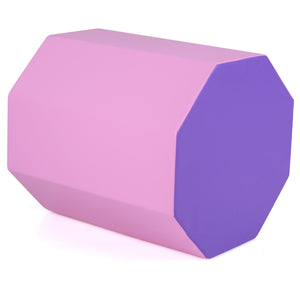 22.5 inches x 26 inches Octagon Tumbling Mat with Zippered Cover and Thick Foam Filling-Pink