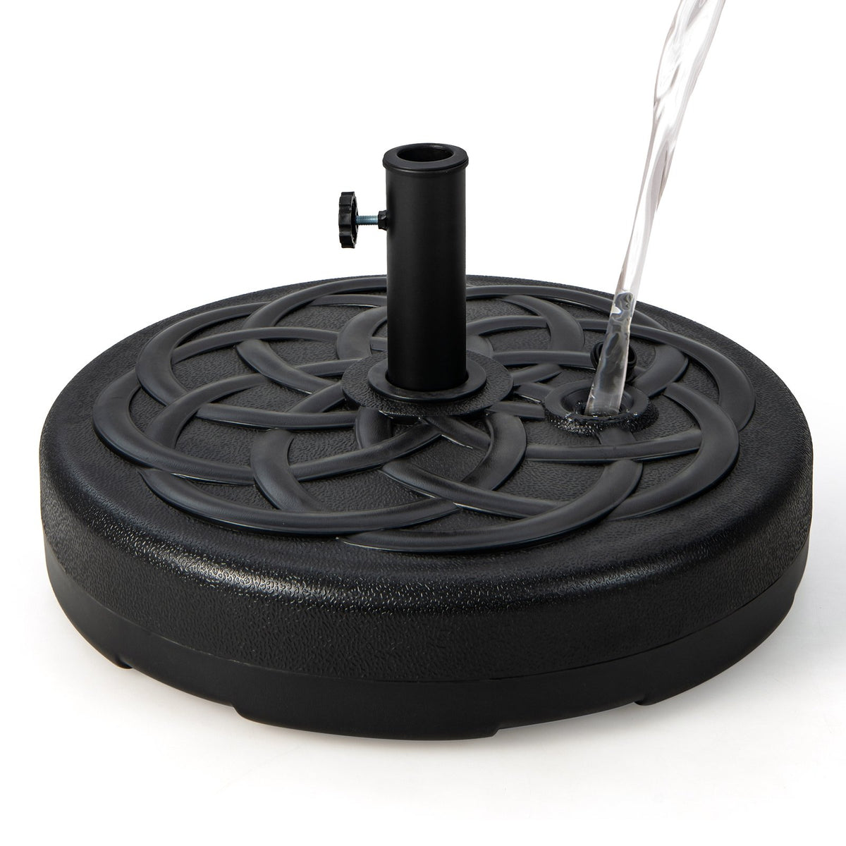 22 Inch Fillable Heavy-Duty Round Patio Umbrella Base Stand view 4